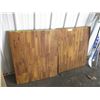 Image 1 : (2) Wooden Cutting Boards - 26" x 30"