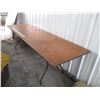 Image 1 : Wooden Folding Table - 30" x 96"