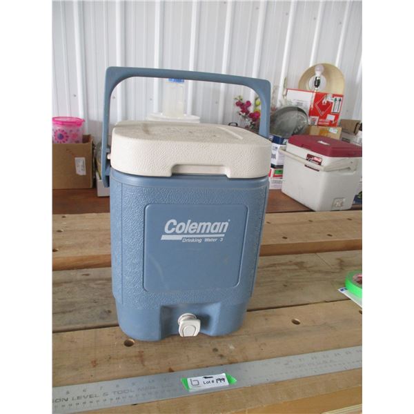 Coleman Drinking Water Container - 11 Liters - Bodnarus Auctioneering