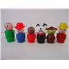 Image 4 : (16) Fisher Price Little People and Small Kermit Figure