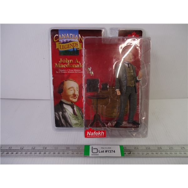 Canadian Legends- John A. MacDonald Figure (sealed)