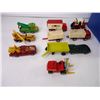 Image 2 : Matchbox 24 Car Carrying Case with some Cars, Trucks, Trailers