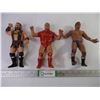 Image 1 : (3) WWF Wrestling Figures-Tito Santana, Nikolai Volkoff and Hercules Hernandez