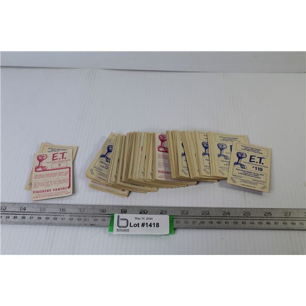 1982 O-PEE-CHEE E.T. Collectable Sticker Album Picture Cards