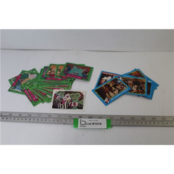 1990 Beetle Juice Collectable Picture Cards - Ghost Busters Collectable Cards