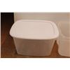 Image 3 : *(2) Plastic Totes - One Lid