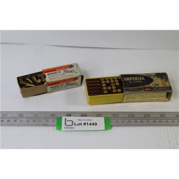 Winchester Wildcat 22 & Imperial 22 - High Velocity Cartridges