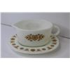 Image 2 : Pyrex Gravy Boat w/Plate - Small Pyrex Mixing Bowl