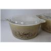 Image 3 : (3) Pyrex - Forest Fancies Mushroom Casserole Dishes w/Lids
