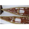 Image 4 : *Vintage Pair of Snow Shoes (re woven w/ baler twine & hockey tape)