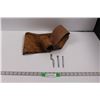 Image 1 : Leather Piece w/(3) Leather Tools