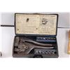 Image 2 : Various Shop Tools - Metal Punch Set w/Case, Knife Set w/Case, Bostitch Stapler, (10 pc) Mounted Sto
