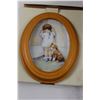 Image 2 : 1997 Bradford Exchange Framed Plate "Timed Out", Wire Baskets, Chrome Plate Stand & Lamp Parts