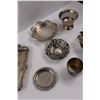 Image 6 : Silver & Silver Plated Platters, Cup, Plates, Ashtray etc.