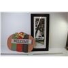 Image 1 : Welcome Sign - Park Bench Picture (11" x 23")