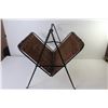 Image 2 : Metal & Wicker Magazine Holder