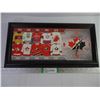 Image 1 : Team Canada History of Olympic Jerseys Clock-Frame needs gluing on 2 corners (untested)