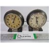Image 1 : (2) Westclox Baby Ben Alarm Clocks-One is missing the glass face (not running)