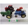 Image 1 : (4) Small Toy Tractors-John Deere, CASE, Ford, Buddy L