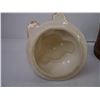 Image 6 : Vintage Ceramic Puppy in Bucket/Barrel Cookie/Treasure Jar-Made in U.S.A.