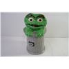 Image 1 : Vintage Hand Painted Oscar the Grouch Cookie Jar