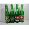 Image 3 : (10) Vintage 7 oz. Glass 7-UP Bottles-one is chipped