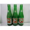 Image 4 : (10) Vintage 7 oz. Glass 7-UP Bottles-one is chipped
