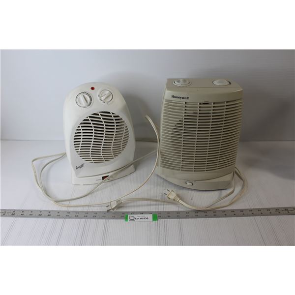 (2) Electric Heaters - Honeywell & Comfort Zone - Both Working