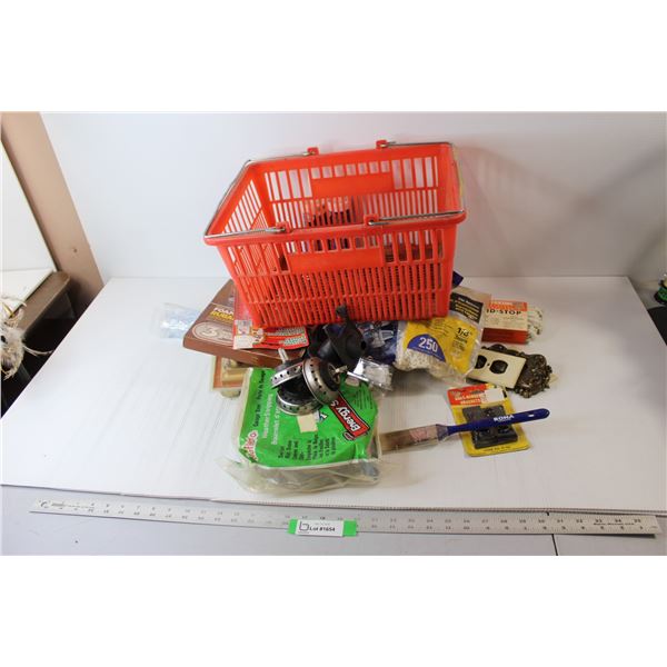 Caulking, Weatherstripping, Switch plates, Paintbrush, Deadlock, Shoelaces, Tub Mat, etc.