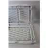 Image 3 : White Plastic Shelving Unit - 3 Tier