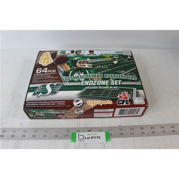 Saskatchewan Roughriders End Zone Set - New In Box