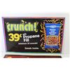 Image 2 : (2) 2 Sided Plastic Crunch Sign - Plastic Snacks Sign (22" x 14")
