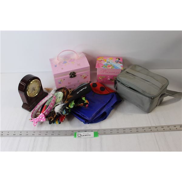 Makeup Box, Jewellery Box, Lunch Box, Clock, Dream Catcher, Head Bands, etc.