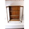 Image 2 : * Glass Front Wooden Cabinet 24" x 32" x 8"