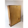Image 5 : * Glass Front Wooden Cabinet 24" x 32" x 8"