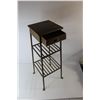 Image 4 : * Metal Plant Stand With Drawer