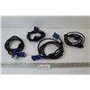 Image 1 : (4) Computer Monitor Cables
