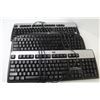 Image 3 : (5) HP & Logitech USB Keyboards