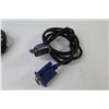 Image 2 : (5) Computer Cables - Monitor - ?