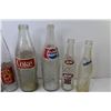 Image 2 : (6) Soda Bottles - A&W - Pepsi - Coke - Crush - Sunkist (1) Chardonnay Bottle