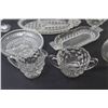Image 3 : Assorted Glass Items - Divided Dishes - Wine Glasses