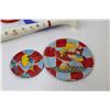 Image 2 : Small Plastic Toys - Metal Plates - Flute