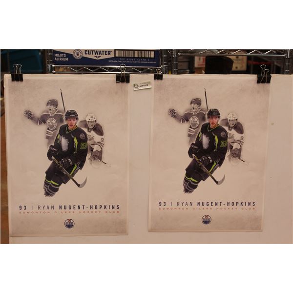 (2) Ryan Nugent-Hopkins Edmonton Oilers Posters - 18" x 24"