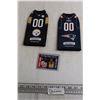 Image 1 : (2) Beer NFL Cozies - New England, Pittsburgh, Shaq O'Neal Rookie Card