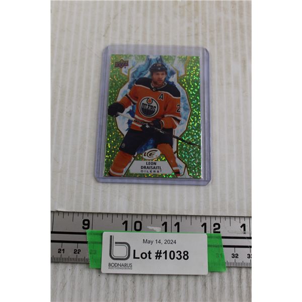 Leon Draisaitl Rare Ice Insert Hockey Card