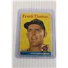 Image 2 : 1958 Topps Frank Thomas Baseball Card