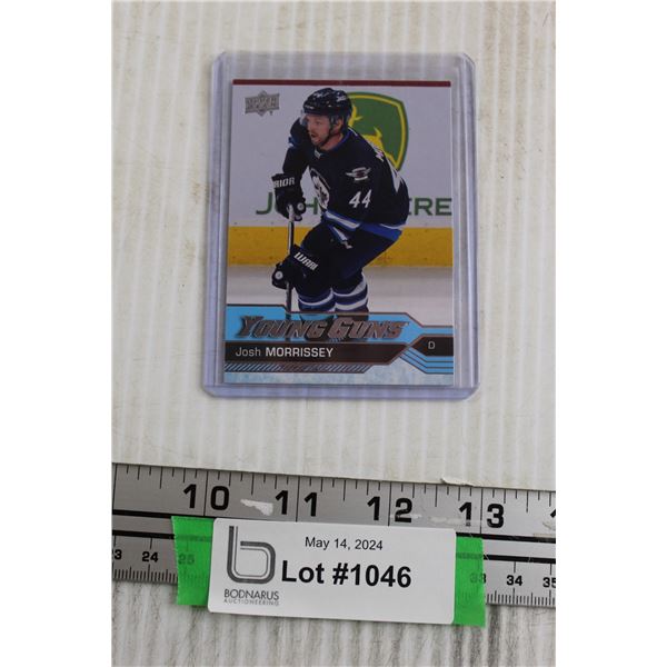 Josh Morrissey Young Guns Rookie Hockey Card