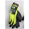 Image 2 : (2) Latex Linesd Work Gloves - Size Large, NWT
