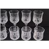 Image 3 : (12) Diamond Point Stemmed Crystal D'Arques 6 - Aperitif's & 6 Shot Glasses