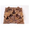 Image 2 : (2) Wooden Carved Elephant Wall Plaques